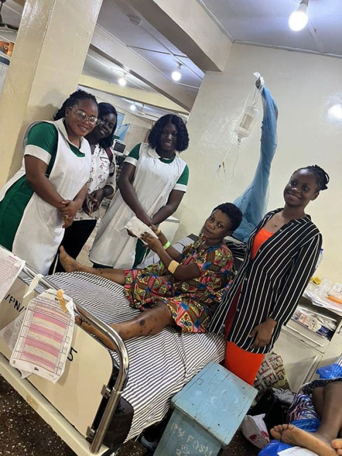 JITS visits the Techiman Holy Family Hospital