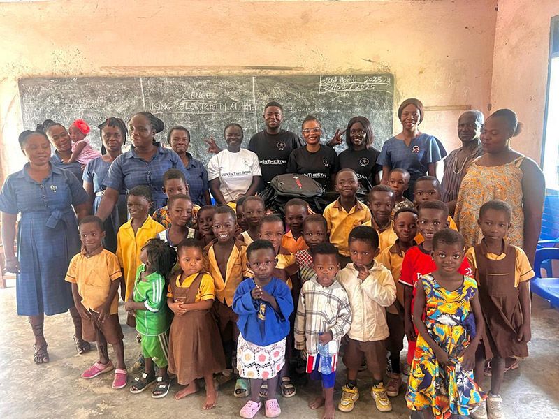 Schüler der Grundschule in Ghana